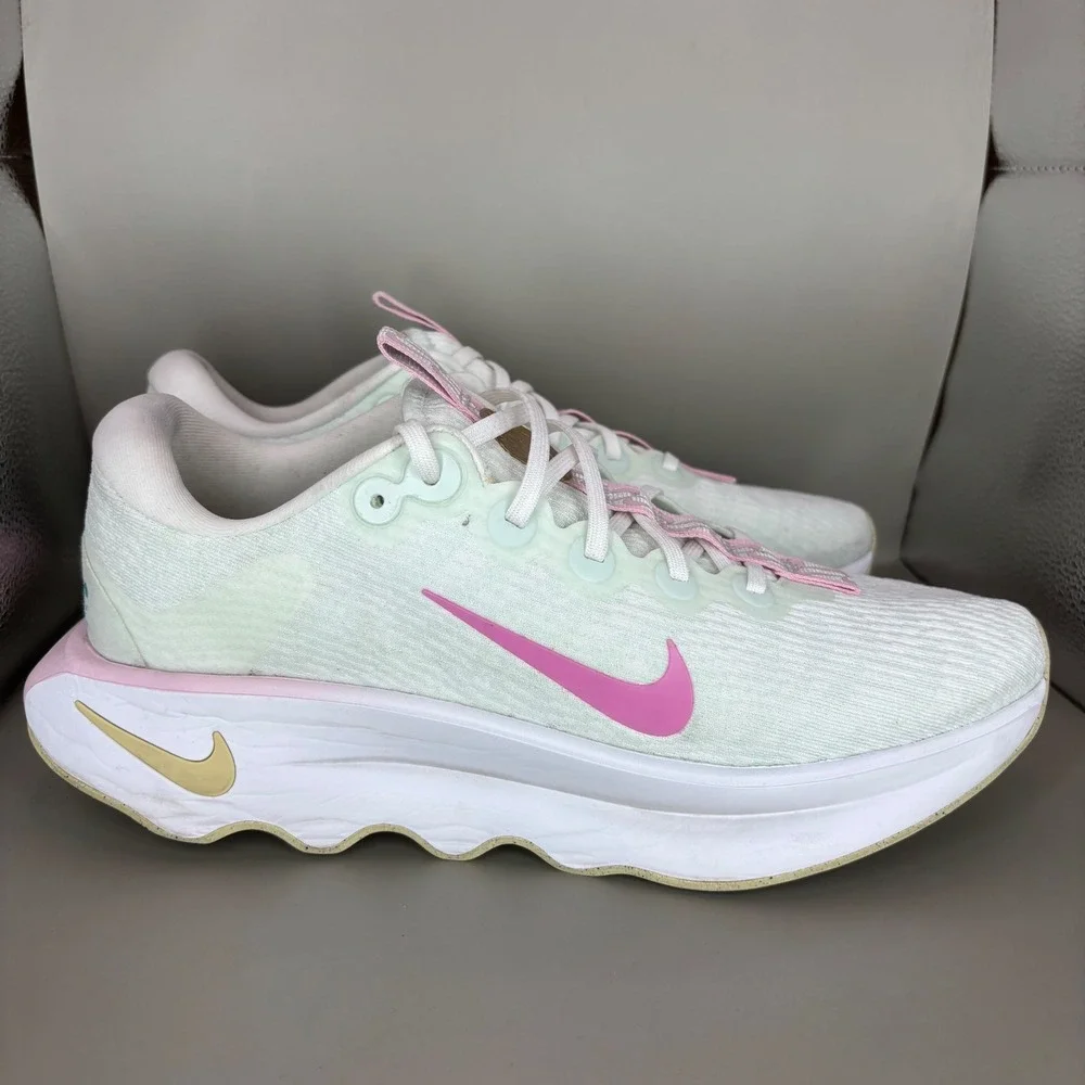 Nike Motiva Walking Shoes Barely Volt Pink Foam HM3731-131 Womens 11.5 - Picture 1 of 7